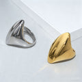 Ring «Streamlined Arc» aus poliertem Edelstahl