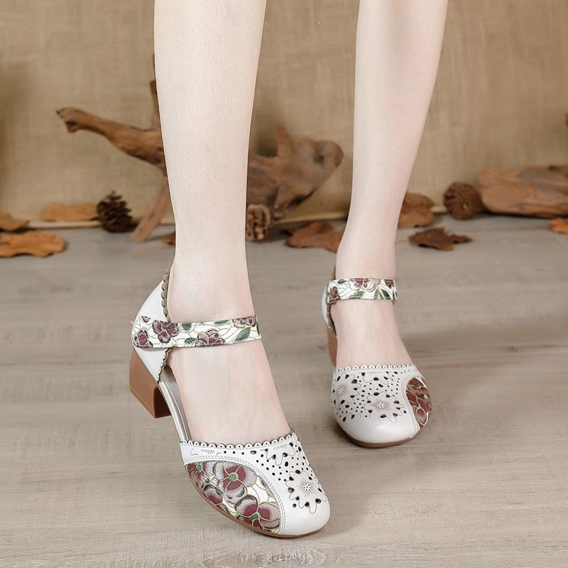 Rome Bestickte Retro Casual Schuhe