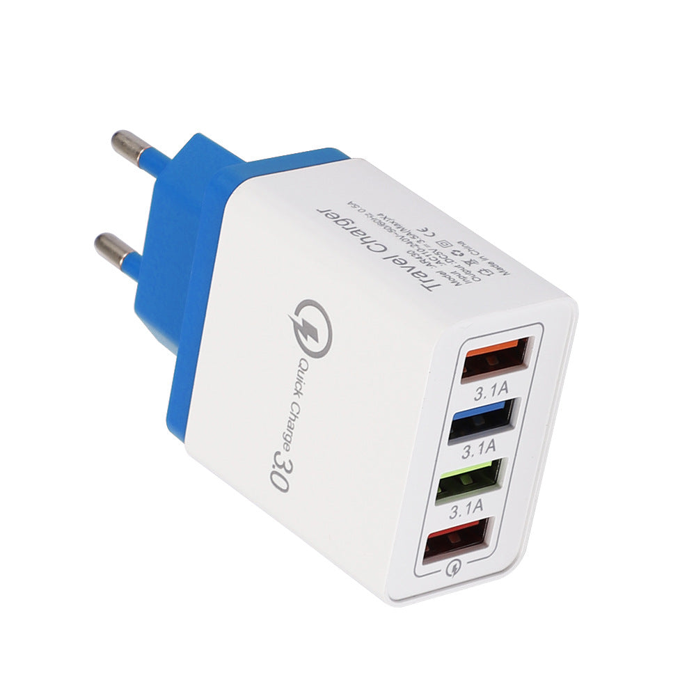 USB-Ladegerät mit 4 Ports und Quick Charge 3.0