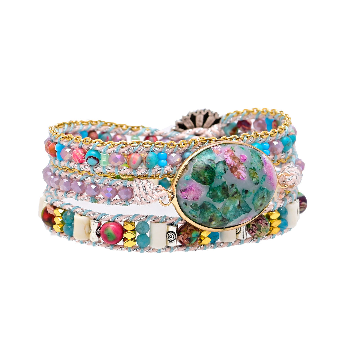 Damen Armband mit Farbblock-Steinperlen – Bild 3 | LuxeStyle