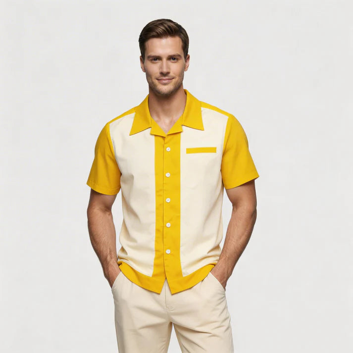 Sommer-Hemd für Herren, britischer Stil