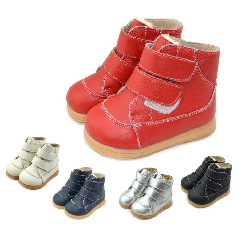 Kinder-Kunstlederstiefel mit runder Kappe – Bild 2 | LuxeStyle