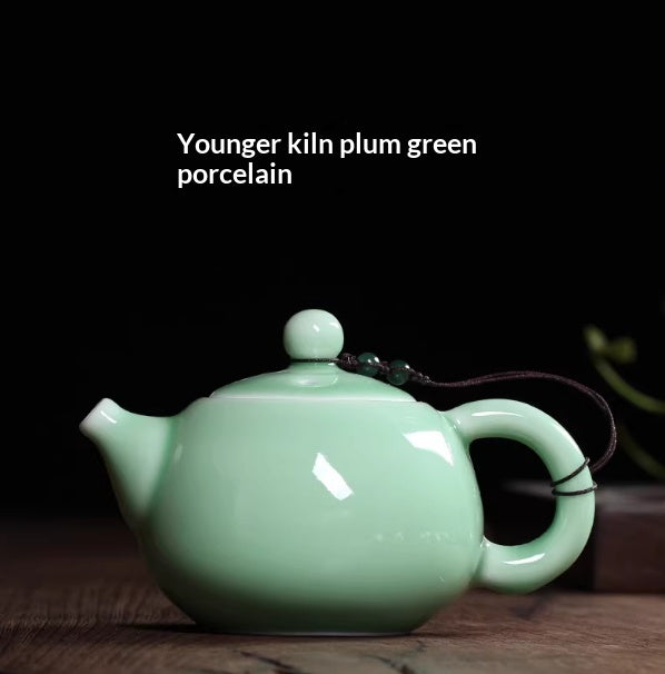 Celadon Ge Kiln Teekanne mit Eisriss-Glasur – Bild 9 | LuxeStyle