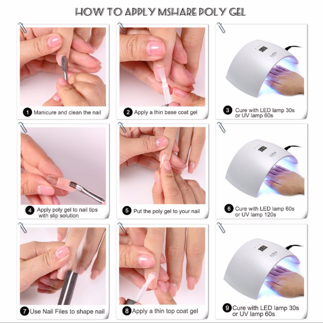 MSHARE Poly Gel für Nagelverlängerung – Bild 9 | LuxeStyle