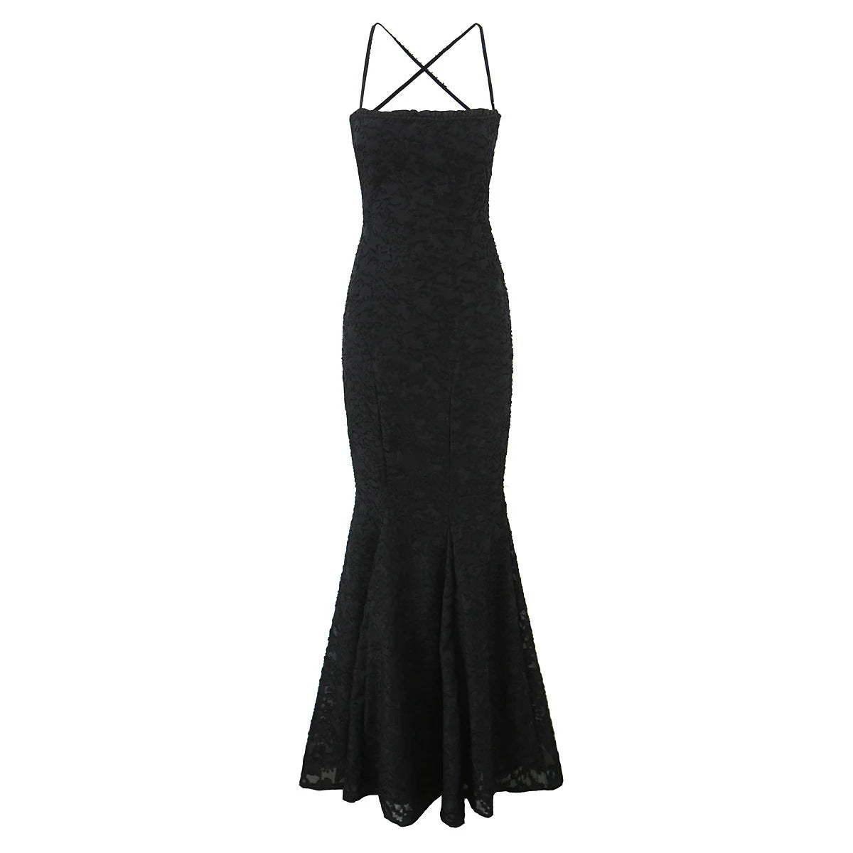 Elegantes, tailliertes Slip-Kleid ohne Träger – Bild 3 | LuxeStyle