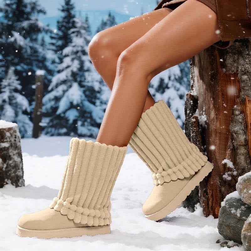Gefütterte Winterstiefel für Damen