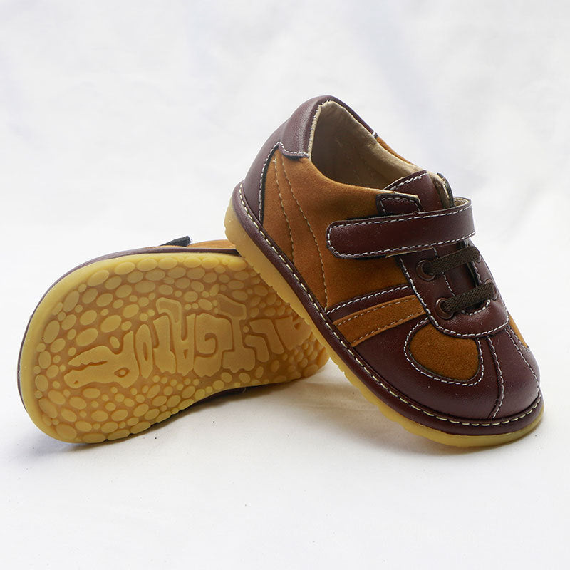 Baby Klett-Lederfinkli mit weicher Sohle – Bild 5 | LuxeStyle