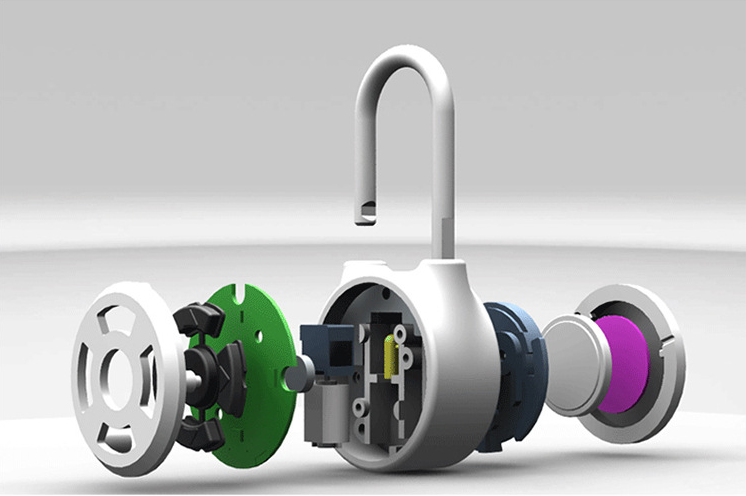 Smartes Vorhängeschloss mit Bluetooth | LuxeStyle