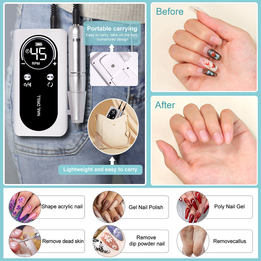 Elektrische Nagelfräsmaschine V2 – Bild 3 | LuxeStyle