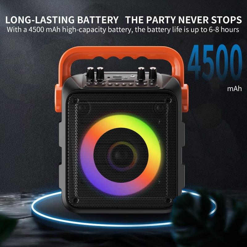 Bluetooth-Lautsprecher «BassCube» · RGB-Licht