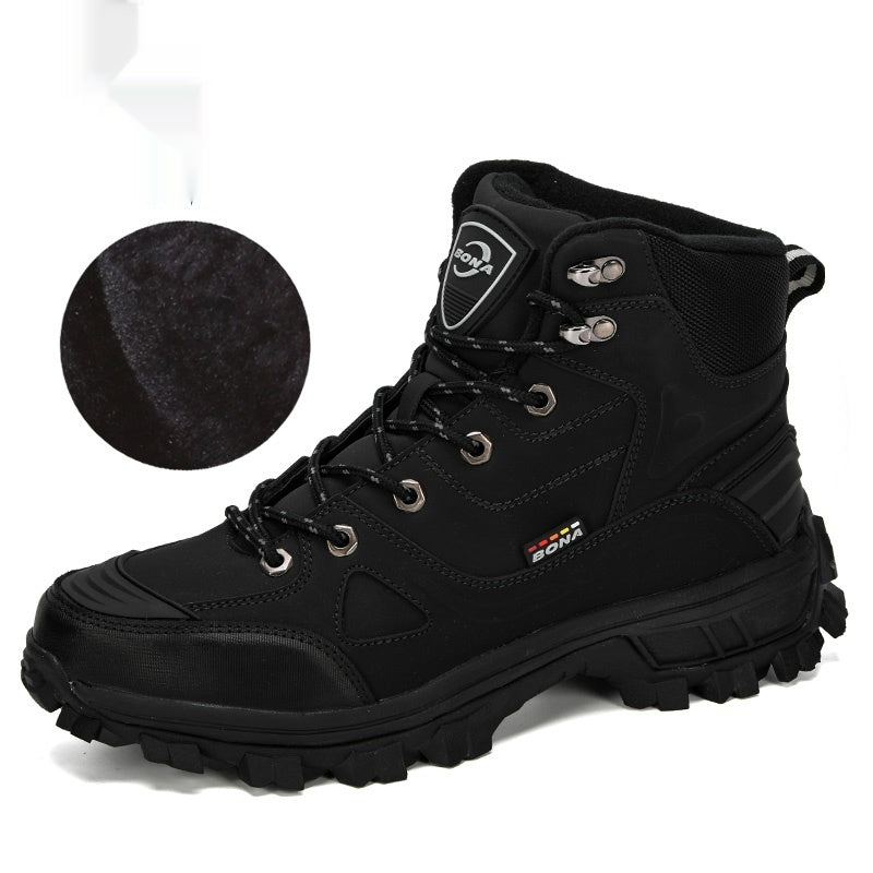 Wärmende Winterstiefel für Herren