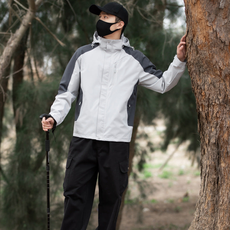 Wind- und wasserdichte Outdoor-Jacke für Herren