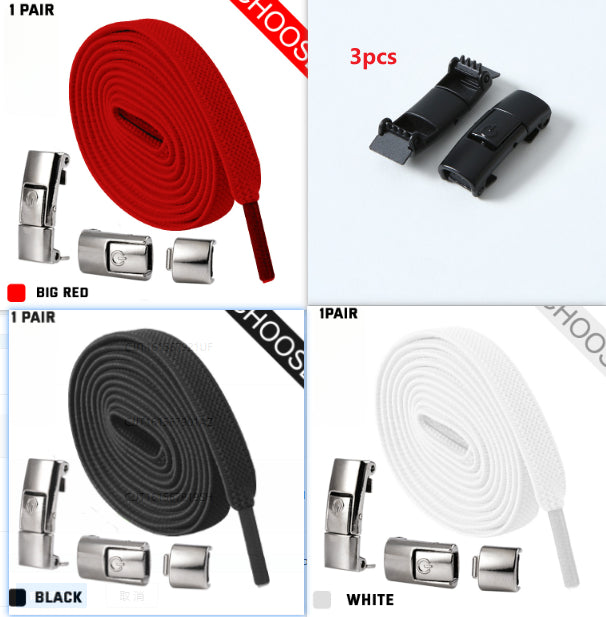 Press Lock Schnürsenkel – Elastisch & Bindefrei