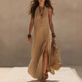 Boho-Chic Kleid mit Halter-Top