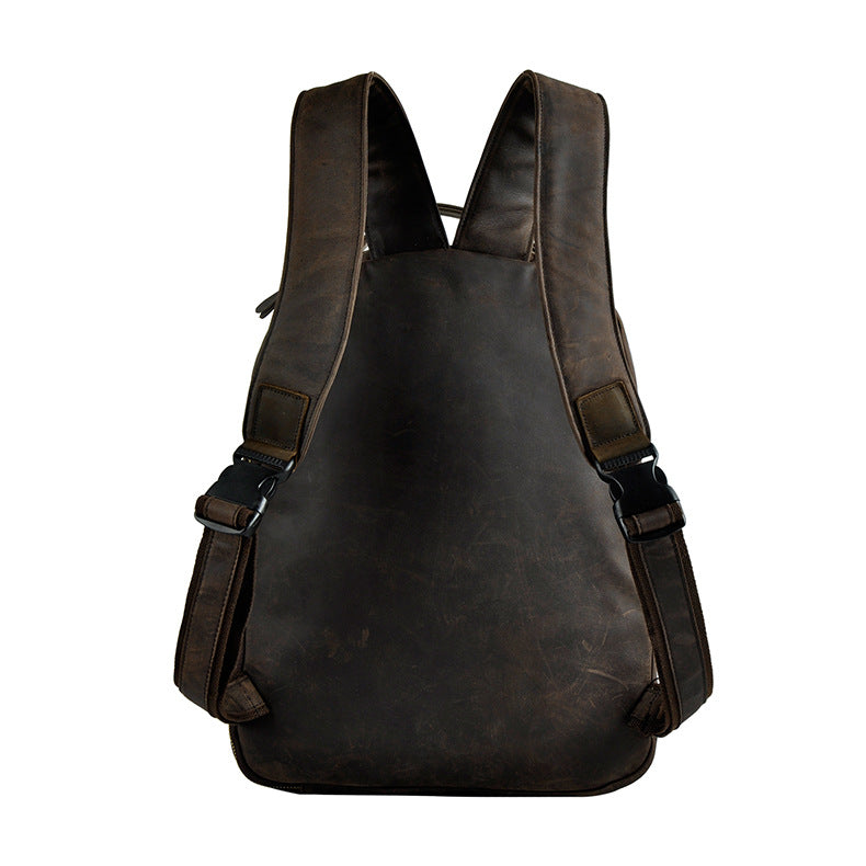 Leder-Computerrucksack mit Schloss – Bild 5 | LuxeStyle