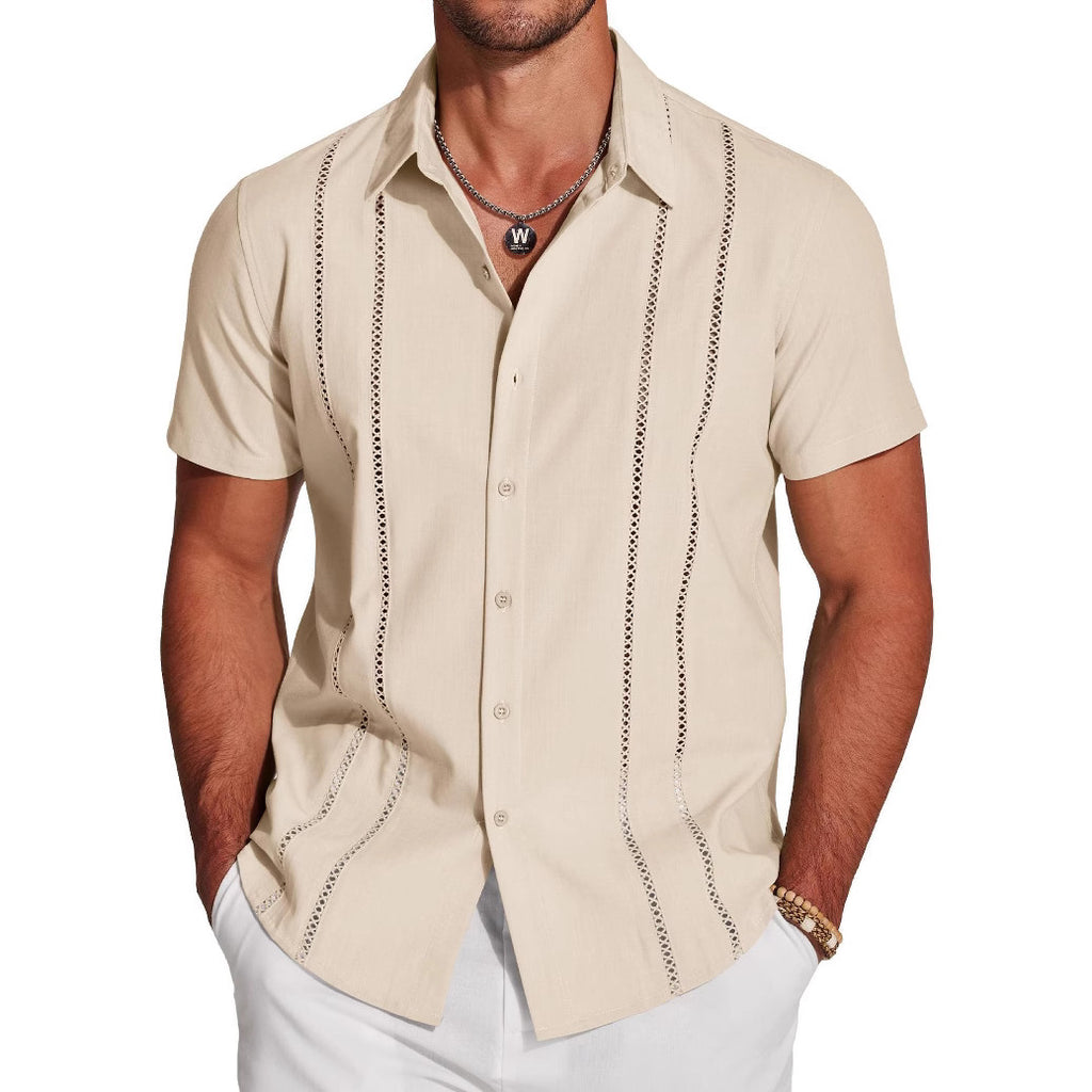 Hawaii Hemd aus Leinenmischung für Herren – Bild 15 | LuxeStyle