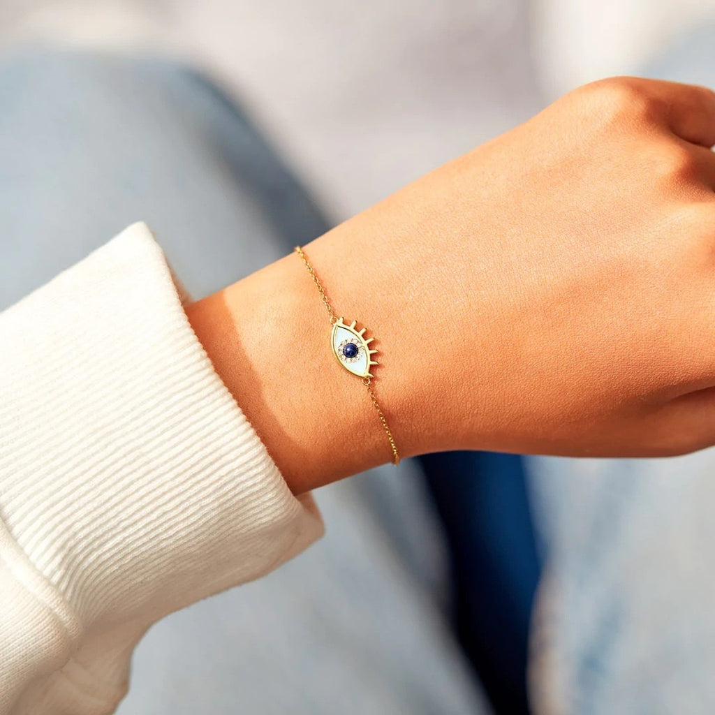 Teufelsauge Armband mit Emaille-Glasur – Bild 3 | LuxeStyle