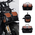 PU Leder Patchwork Motorradschultertasche | LuxeStyle