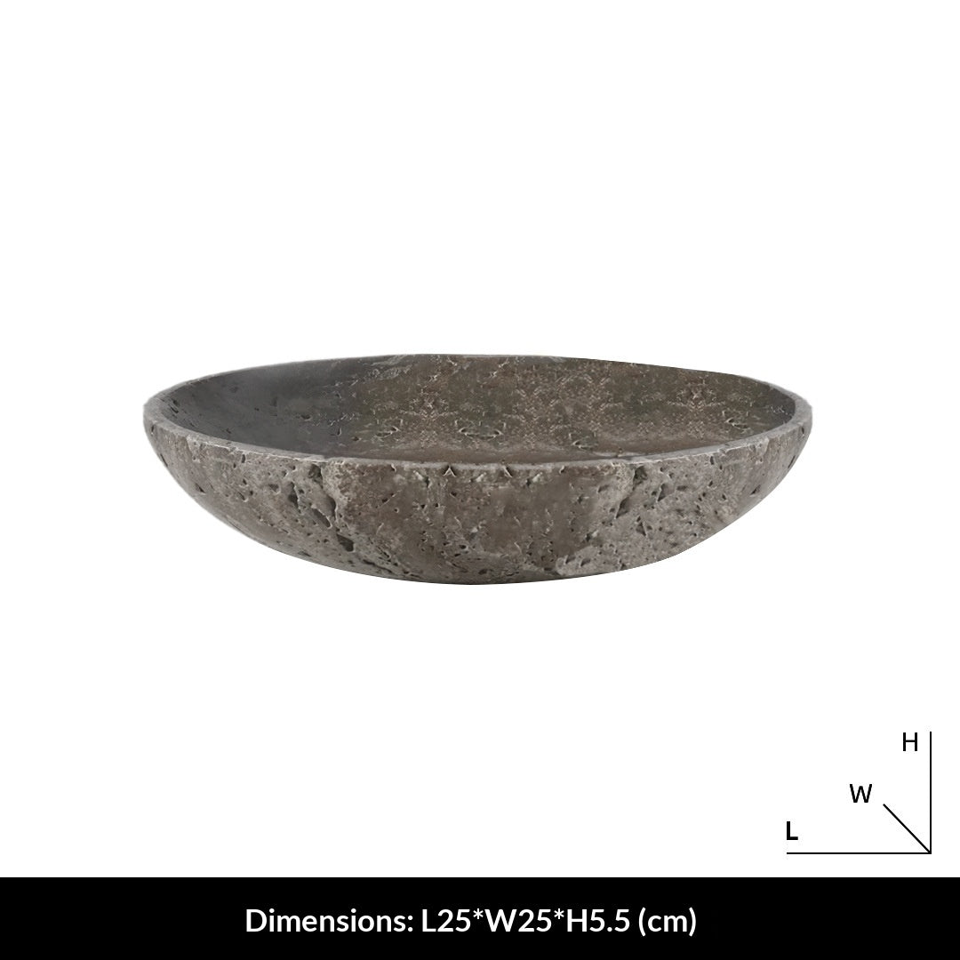 Wabi-Sabi Travertin-Ablage | LuxeStyle