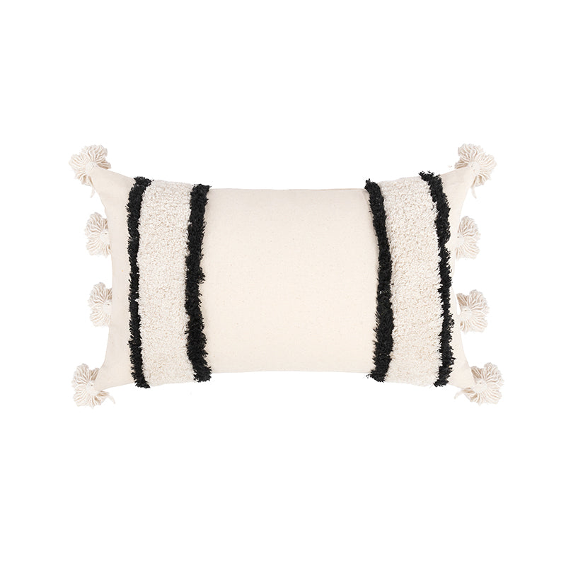 Boho Kissenhülle mit Quasten