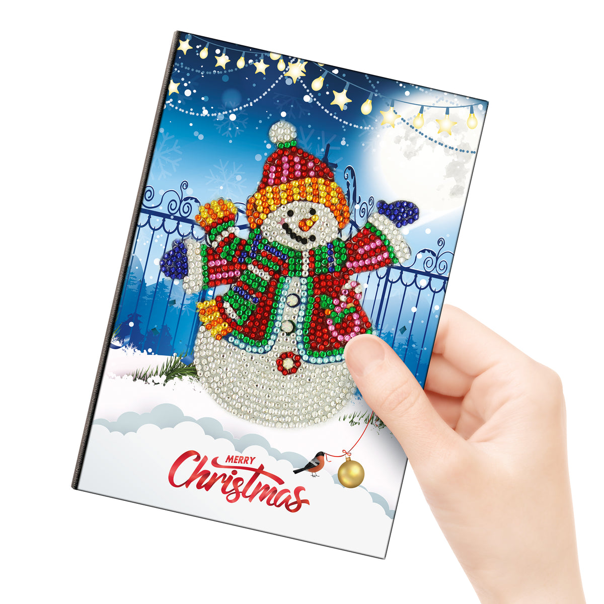 DIY Diamond Painting Notizbuch Schneemann A5 – Bild 5 | LuxeStyle