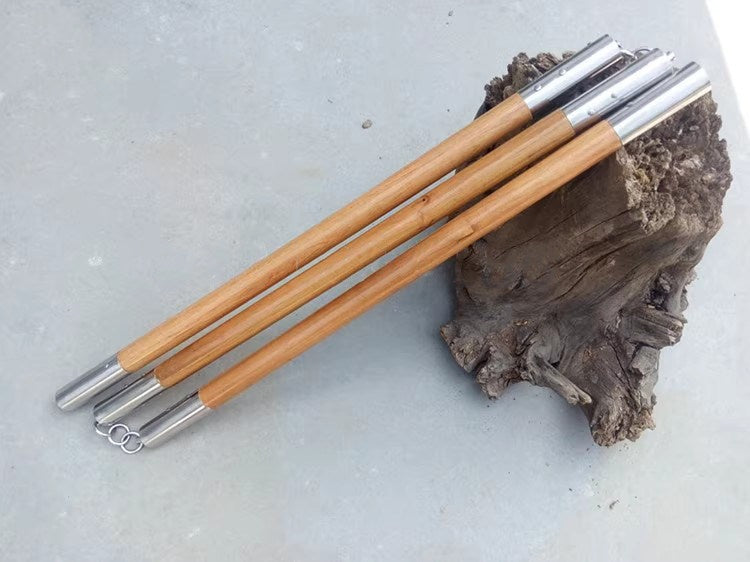 Holz-Stock mit 3 Abschnitten