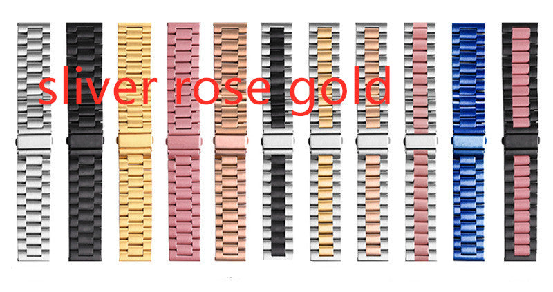 Uhrenarmband aus Edelstahl, dreireihig – Ansicht 7