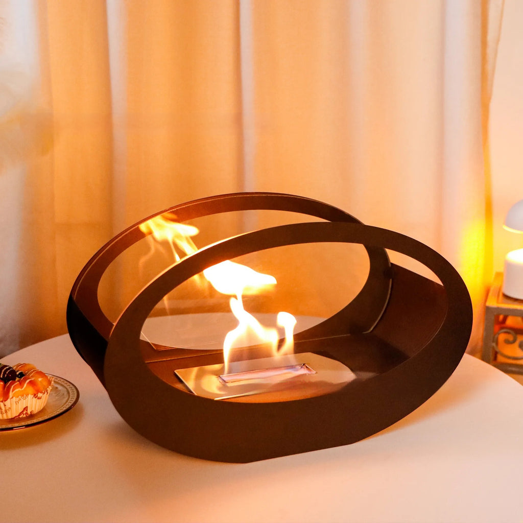 Ovaler Tischkamin – Ethanol-Feuerstelle – Bild 6 | LuxeStyle