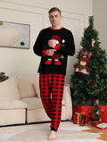 Weihnachts Pyjama-Set im rot-schwarzen Karomuster – Bild 1 | LuxeStyle