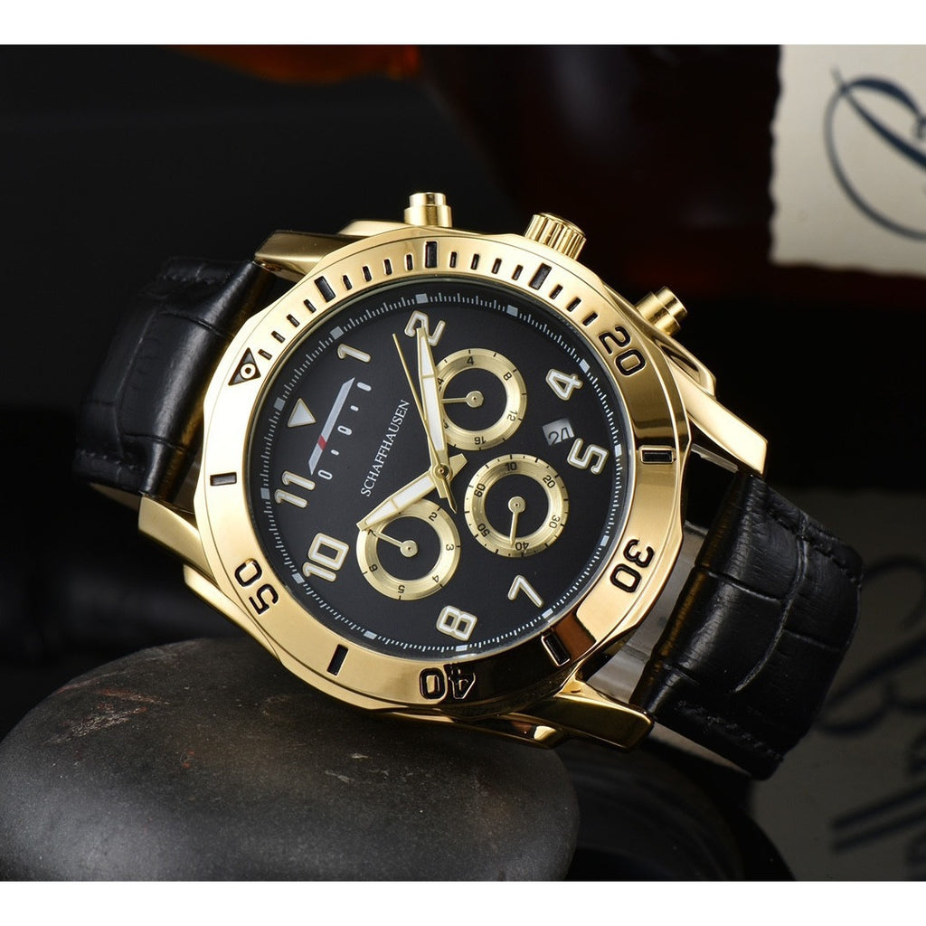 Herren Business Quarzuhr mit Chronograph