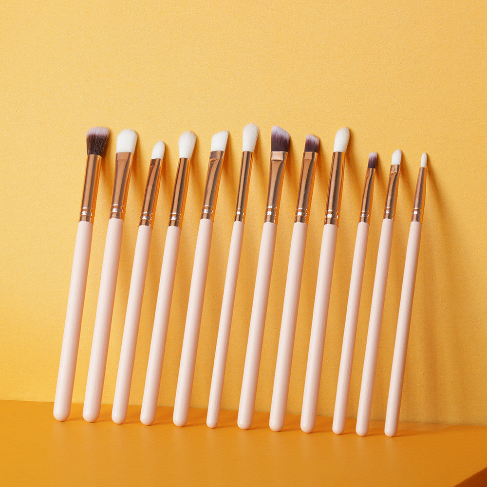 Multifunktionales 12-teiliges Augenpinsel-Set – Bild 4 | LuxeStyle