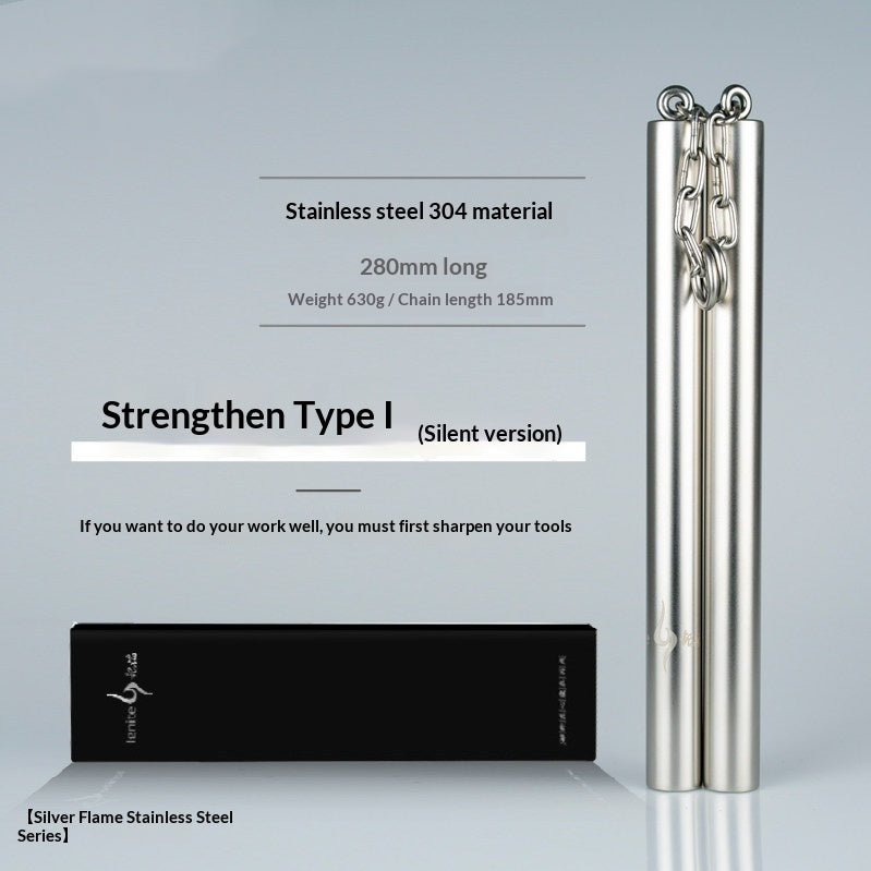 Nunchaku aus rutschfestem Edelstahl