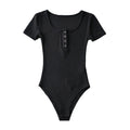 Kurzarm-Body mit Cityscape-Muster