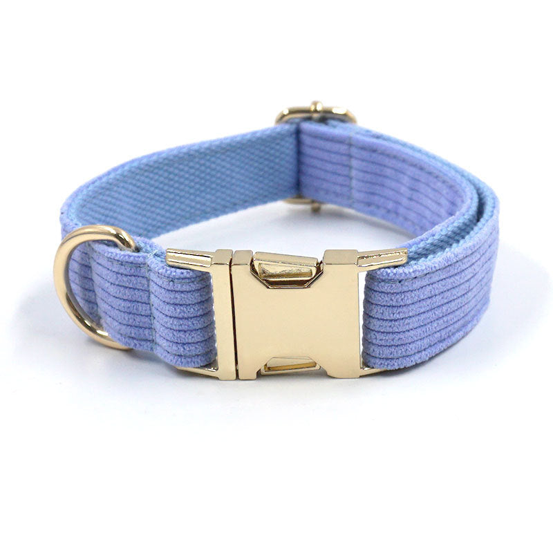 Violett Samt Halsband Leine – Bild 1 | LuxeStyle