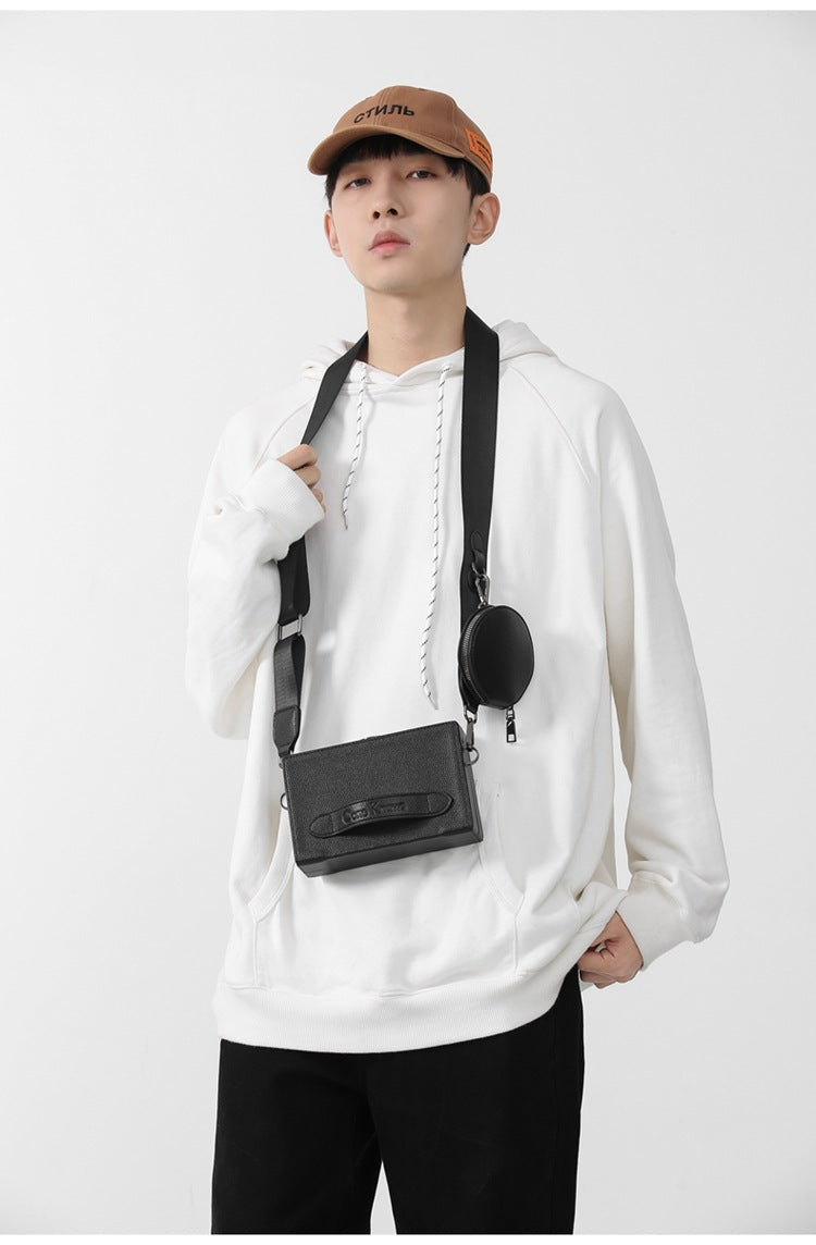 Herren Umhängetasche mit Münzbeutel – Bild 11 | LuxeStyle