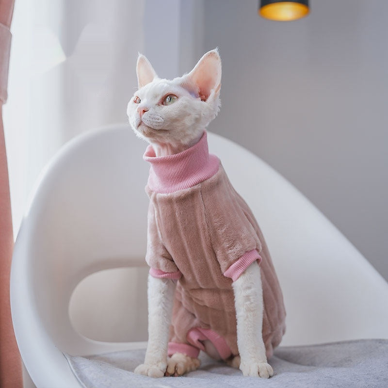 Katzen-Kapuzenpullover mit Fleecefutter – Bild 5 | LuxeStyle