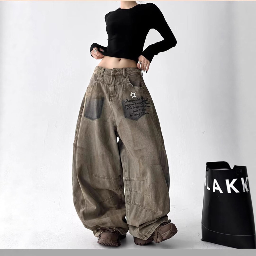 Loose-Fit Damenhosen mit Kurzschnitt