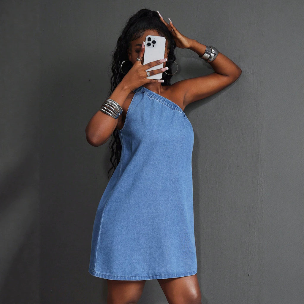 Lässiges Sommer-Jeanskleid für Damen