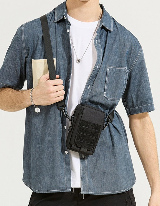Wasserdichte Oxford-Stoff-Umhängetasche für Herren – Bild 2 | LuxeStyle
