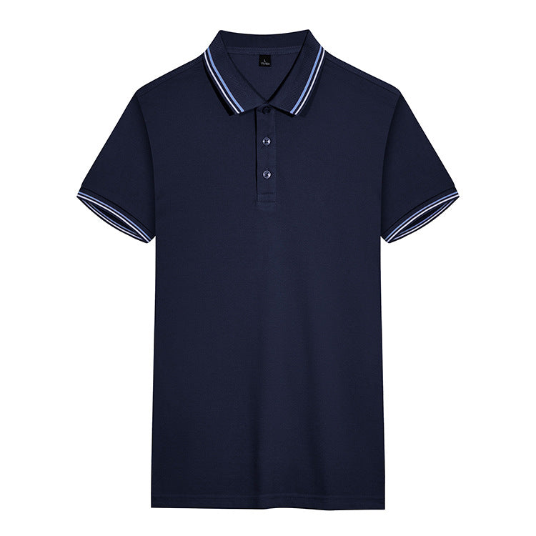 Polo-Shirt Kurzarm Baumwolle – Bild 10 | LuxeStyle