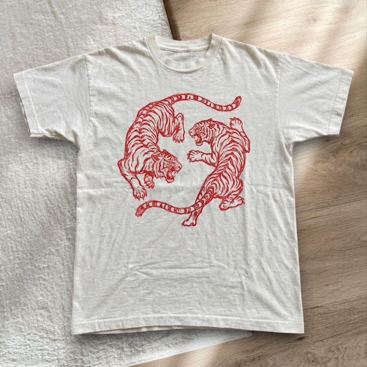 Tiger-Druck T-Shirt