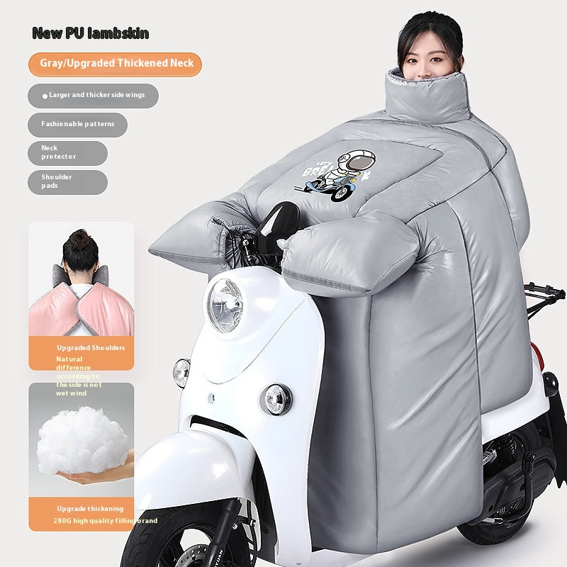 Regendichter Windschutz für E-Scooter & Töffli