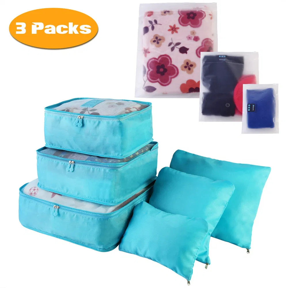 9-teiliges Set Reise-Organizer