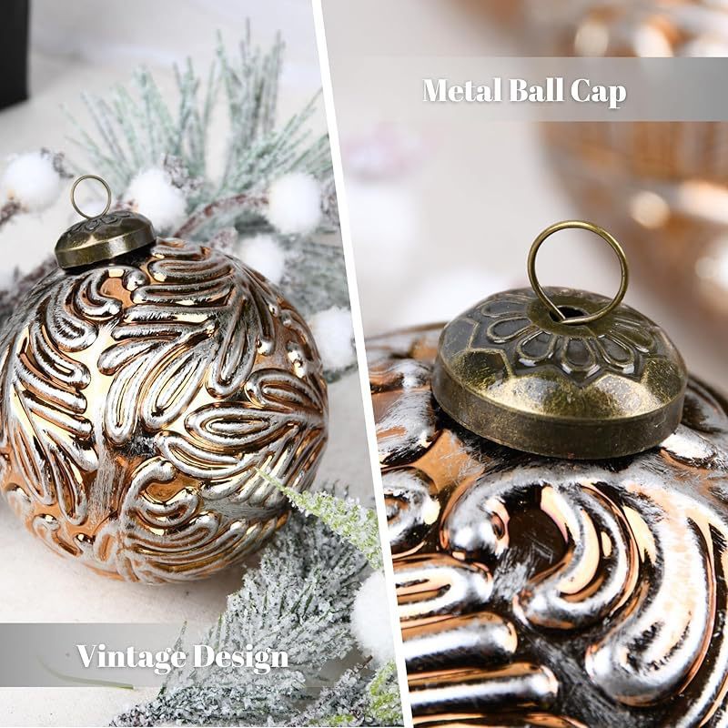 Retro Weihnachtskugeln – 12er-Set – Bild 3 | LuxeStyle