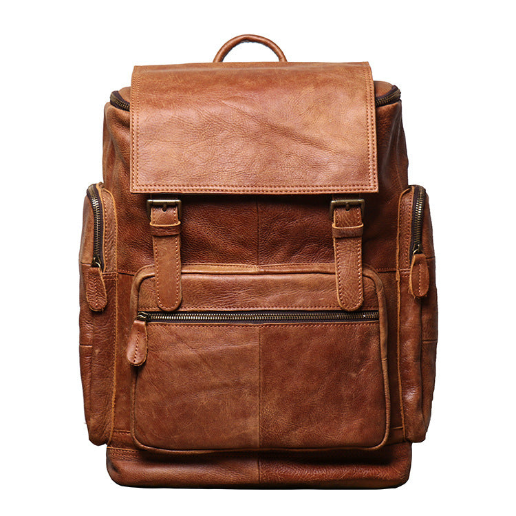 Retro-Rucksack aus Echtleder