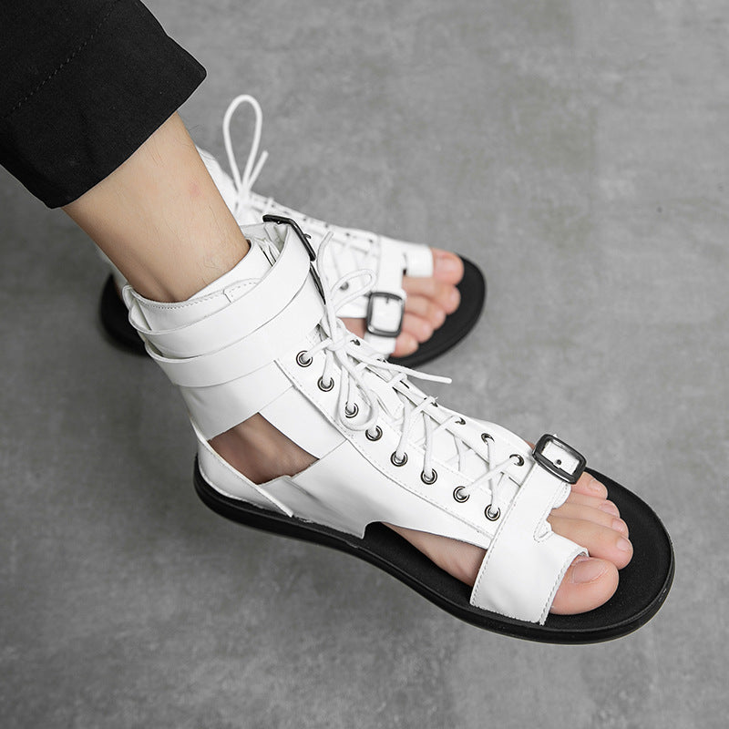 Sandalen im Römer-Stil aus Leder – Bild 4 | LuxeStyle