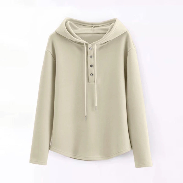 Kurzer Damen-Hoodie mit langen Ärmeln – Bild 6 | LuxeStyle