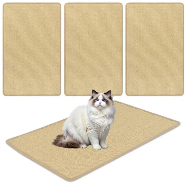 2er-Set Sisal-Kratzmatten für Katzen