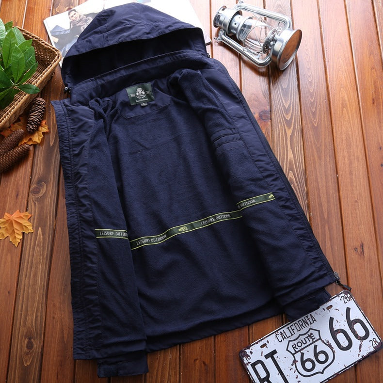 Herren Outdoorjacke mit Samtfutter – Bild 2 | LuxeStyle