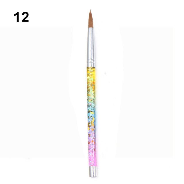 Nail Art Pinsel mit Glitzergriff – Bild 5 | LuxeStyle